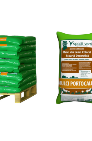 Mulci portocaliu 60L/ jumatate palet(24buc) - imagine 4