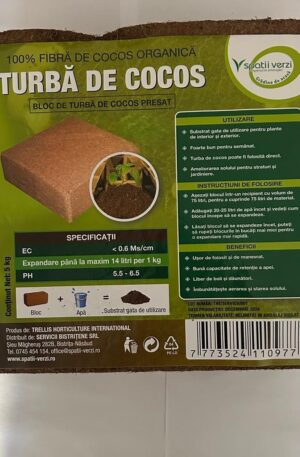 Turbă de cocos 5 KG